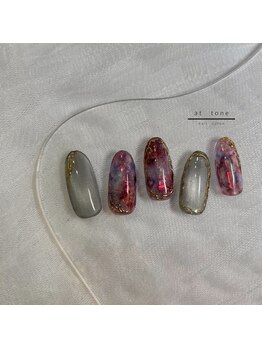 nail salon at tone【フィルイン/ニュアンス/定額/ネイル】/定額デザイン