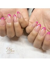 モアネイル(MORE-NAIL)/pink french nail☆
