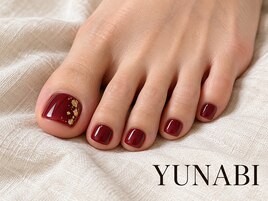 フット◆ボルドー金箔