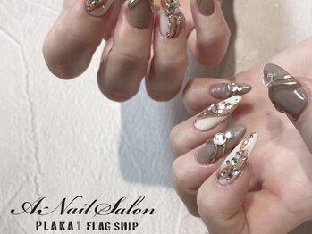 エーネイルサロン プラーカ本店(A-Nail Salon)/ゴージャスバレンタイン
