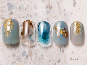 アイネイルズ 吉祥寺店(I nails)/ブルーニュアンス