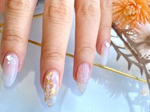 ネイルアイラッシュサロン ジョアアンジェ 難波店(joie ange)/クリア　キレイめ　シェル　夏