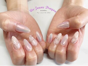 アン ジョーヌドラゴ/【自爪ネイル】ミラーアート