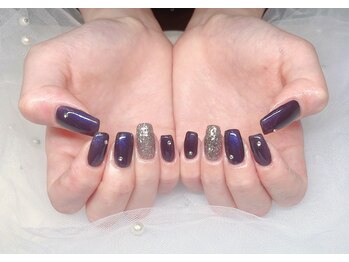 シーヘア アンド ビューティー(See. Hair&Beauty)/ネイビーネイル