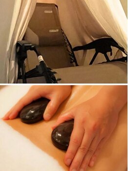 トゥルービュームーウェイ 日本宇都宮支店(TRUEVIU 沐薇沐薇)の写真/【話題のハーブテント新導入★】冷えやむくみ、だるさが出やすい季節だからこそ効果を実感！疲労回復にも♪