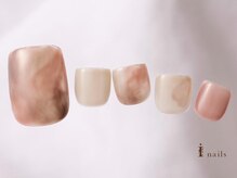 アイネイルズ 吉祥寺店(I nails)/桜ミルクニュアンスフット