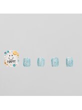 トータルラグジュアリーサロン ジョリーホワイト 綾瀬店(Jolie White)/【遊び心のあるフットネイル】