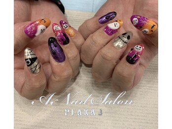 エーネイルサロン プラーカ本店(A-Nail Salon)/　ハロウィンネイル