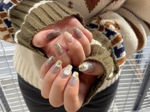 ネイルサロン ソウ 京橋店(Nail Salon Sou)/グレー×ニュアンス