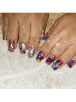 リンドネイル バイ モカ アンド ララ(Lind nail by moca and LaLa)/カラフルネイル