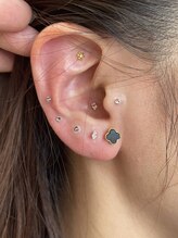 ラピス(Lapis)/耳つぼジュエリー施術例♪