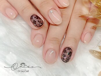 オリソネイル(OrisoNail)の写真/オフィス系～イベント向けまで、あなたの理想の指先を実現！”大好き”を詰め込んだお気に入りの指先に♪