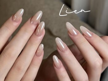 Lien nailsalon【長さだし専門店】パラジェル・フィルイン導入/マグネット+クリアミラー