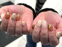 イヴ 新浦安店(Eve)/アプリコットオレンジ春ネイル