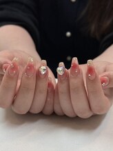 ネイルサロン リッチ ローズ(Nail salon Rich rose)/濃いめチークネイル