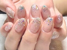 ボーホーネイルズコレクション(BOHO NAILS COLLECTION)/HAND:ラメグラ7700円コース