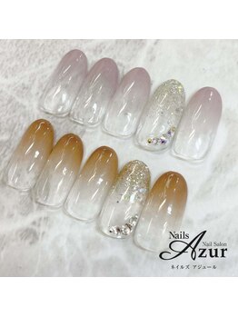 ネイルズアジュール アピタ新潟西店(Nailz Azur)/ハンド　定額デザインＡコース