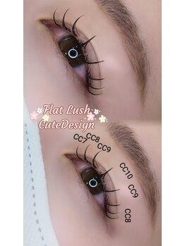 アイモア 江南店(eye mor.)/フラットラッシュ 100本