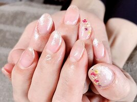 ラメグラデーションネイル