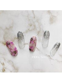 メタリック/ピスタチオ/ボルドー