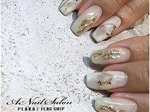 エーネイルサロン プラーカ本店(A-Nail Salon)/ホワイトニュアンス