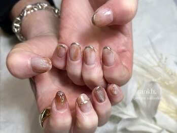 アンク(ankh.)/ちぐはぐブラウンニュアンス