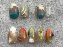 グロウ ネイル(GLOW×NAIL)/アート定額コース　2023年8月