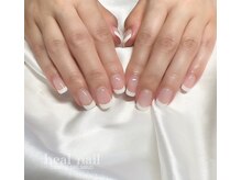 ヒールネイル(heal nail)/白french～.