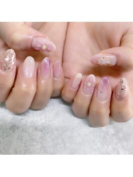 リコリサイア(ricco risaia)/ピンク+ホワイトニュアンス