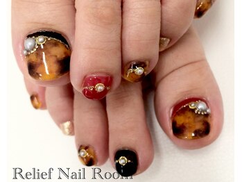 リリーフネイルルーム(RELiEF NAiL ROOM)/フットネイル デザインコース