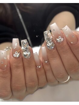 ホランイネイル(HORANGI NAIL)/デザイン定額C＋長さ出しGel-X