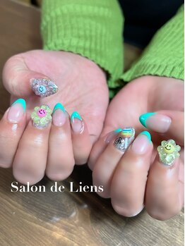 サロンド リアン(Salon de Liens)/持ち込みデザイン&付け放題¥8000