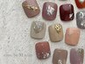 【フット/6月限定】選べる親指アート＋ワンカラー￥9900→￥6500
