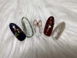 クリスマスネイル