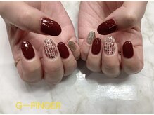 ジー フィンガー 千葉店(G)/大人☆ツイードネイル