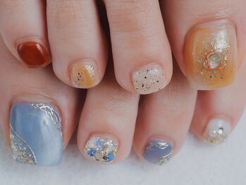 デコルネイル(Decor nail)の写真/西梅田駅3分・JR大阪駅5分!ハンドもフットもワンカラーオフ込み3700円!2回目以降も同価格!