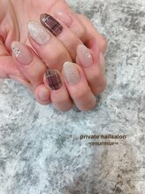 プライベート ネイルサロン マーマ(murmur)/チェックネイル