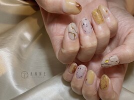 【パラジェル】きいろネイル