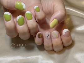 【パラジェル】うねうねネイル