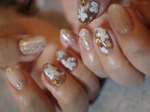 ネイル アトリエ コモード(nail atelier Comodo)/ペイント [プルメリア]