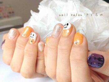 ふわふわオバケネイル♪