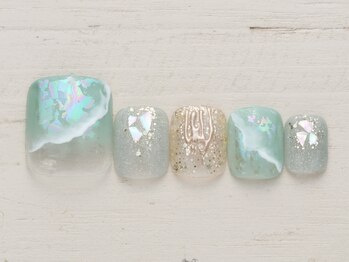 ネイルミックス 札幌大通本店(Nail Mix)/オーロラ×グラデーション5990円