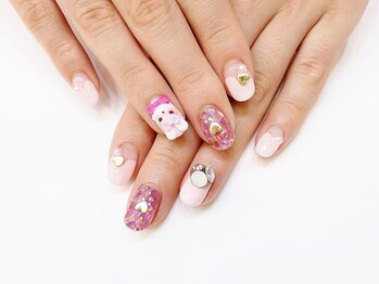 ネイルコレクション ピンク(Nail Collection Pink)/ジェル放題★3Dうさぎ