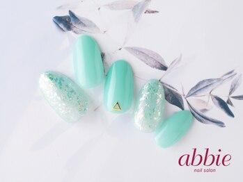 ネイルサロン アビー 宮益坂店(abbie)/きらきらミント◇¥10186