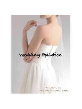 エムズスタイル ネイルバー(M's Style NAIL BAR)/ウェディング脱毛☆