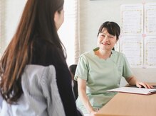 新リンパサロン 春日井朝宮/カウンセリング風景