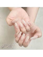 クリーム(Nail Atelier CREAM)/長さだし10本+ワンカラー