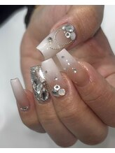 ホランイネイル(HORANGI NAIL)/デザイン定額C＋長さ出しアプレ 