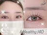 【 &Healthy(アンドヘルシー140本) 】フラットラッシュ＋まつげパーマ/マツパ