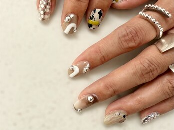 ダブリューズビューティールーム マヒナネイル(W's Beauty room/MAHINA nail)/【W’s】リクエストデザイン